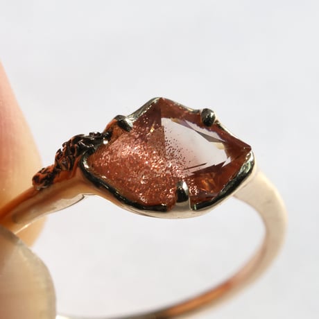 専用対応中Fillyjonk アンブリゴナイト mossリング 10.5号 moss ring リモナイトイントパーズ | Fillyjonk ONLINE STORE