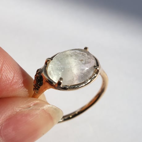 moss ring モルガナイトアクアマリン