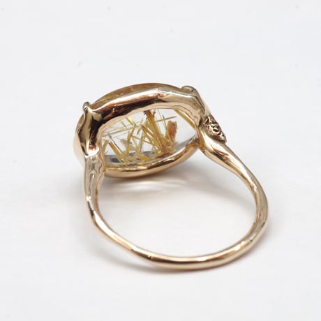 moss ring ルチルクォーツ