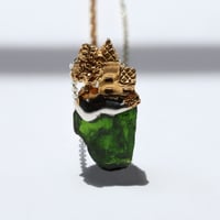 "roca necklace gold" クロムダイオプサイト