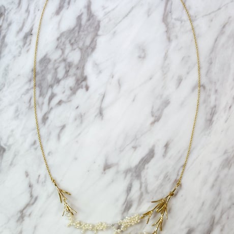 "Rice flower necklace" large