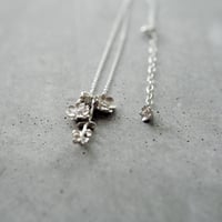 "bouquet necklace" wh/sv silverdallar+melampo