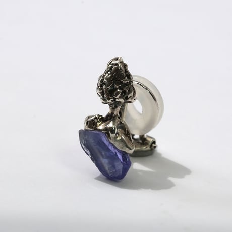 "roca earring sv" タンザナイト