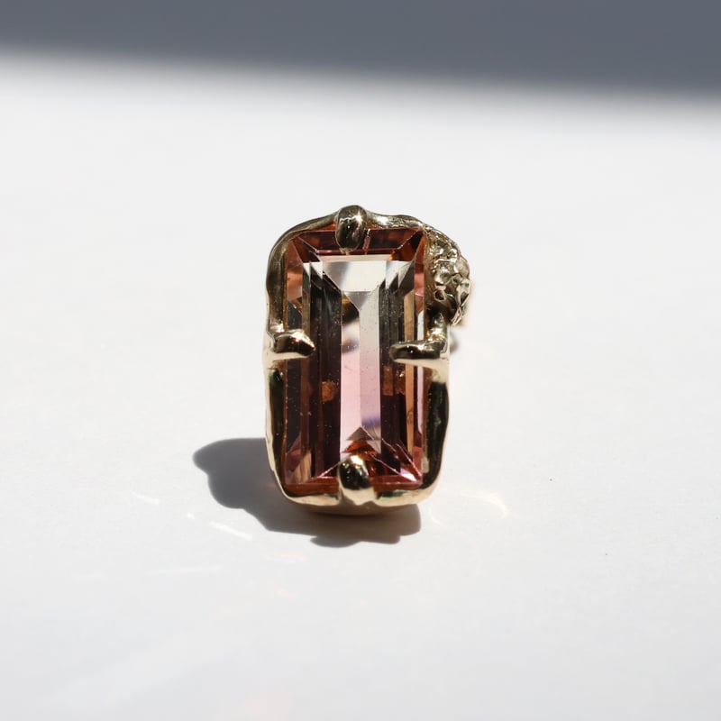 14kgf バイカラートルマリン moss pierce バイカラートルマリン | Fillyjonk ONLINE STORE