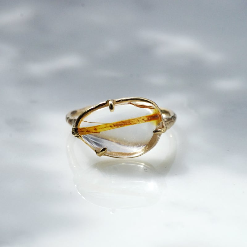 専用対応中Fillyjonk アンブリゴナイト mossリング 10.5号 moss ring アンデシン | Fillyjonk ONLINE STORE
