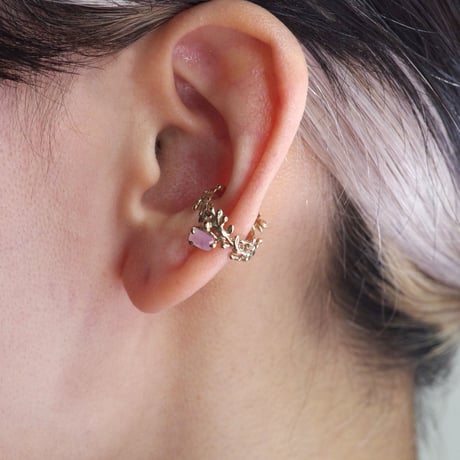 wreath earcuff スミソナイト