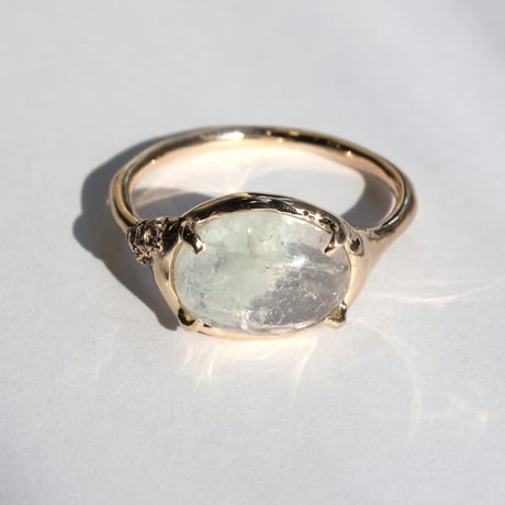 moss ring モルガナイトアクアマリン