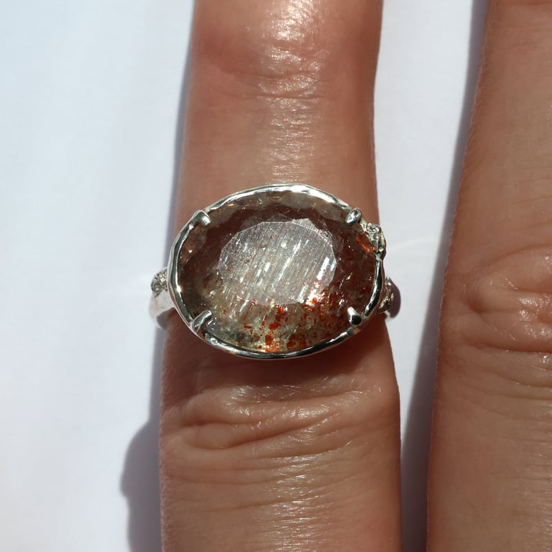 moss ring sv オリゴクレースサンストーン | Fillyjonk ONLINE S
