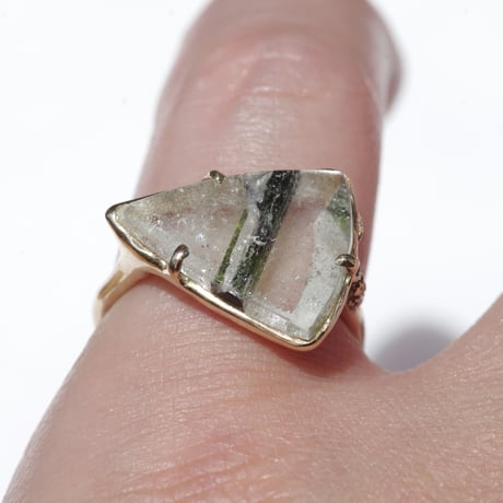 moss ring トルマリンインクォーツ