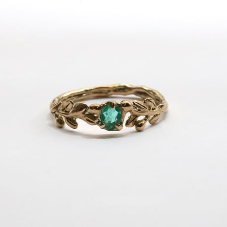 wreath ring エメラルド