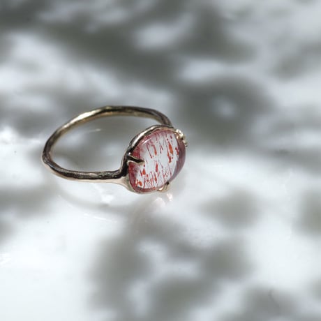 moss ring ヘマタイトインクォーツ