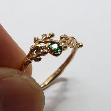 wreath ring グリーンアウイナイト
