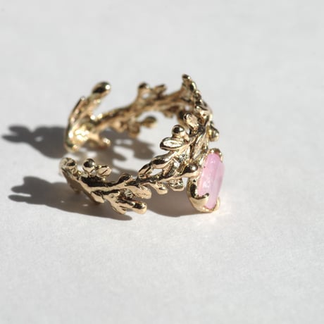 wreath earcuff スミソナイト