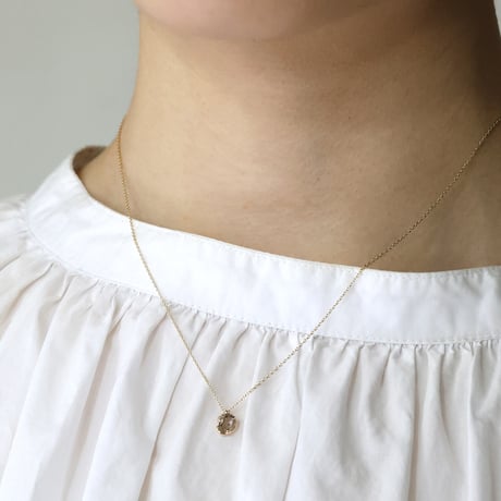 moss necklace ブラウンダイヤモンド