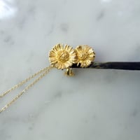 "Harujion earring"12分咲き gold