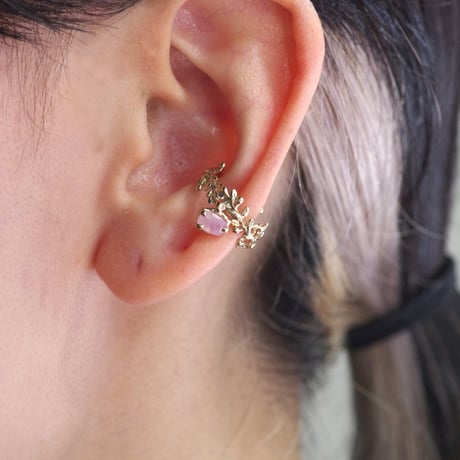 wreath earcuff スミソナイト