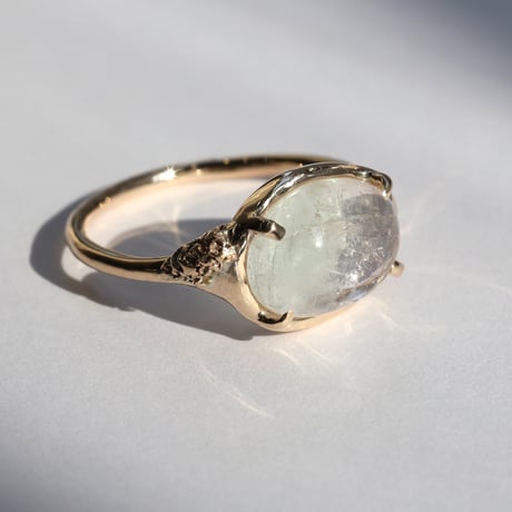 moss ring モルガナイトアクアマリン