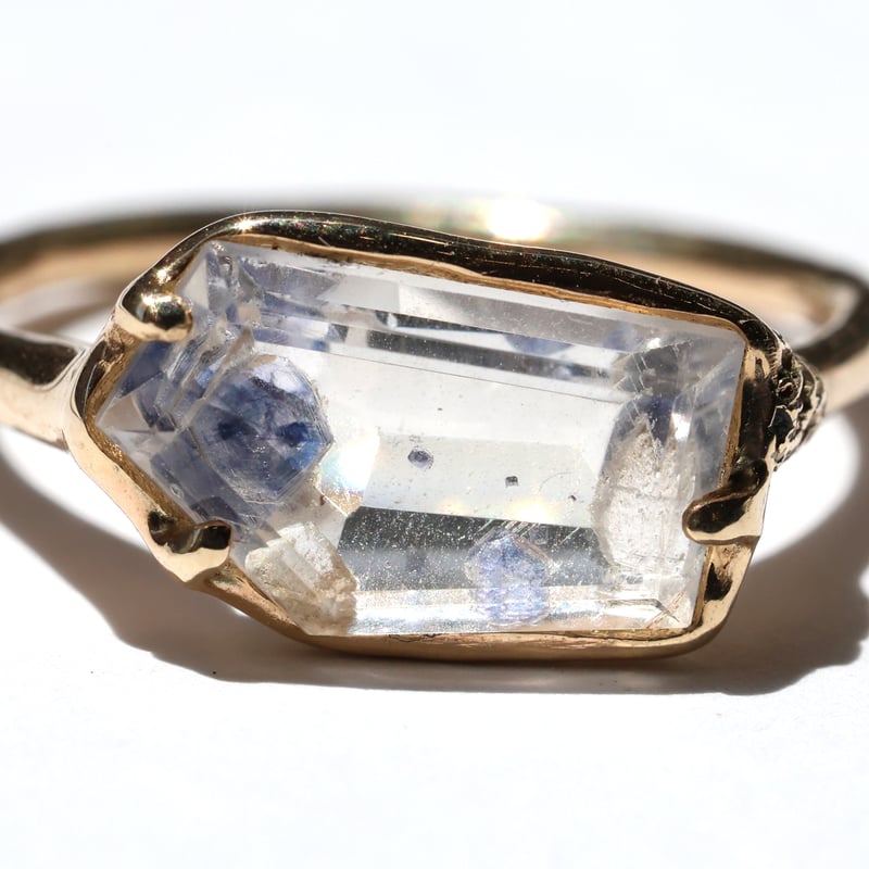 moss ring フローライトインクォーツ | Fillyjonk ONLINE STORE