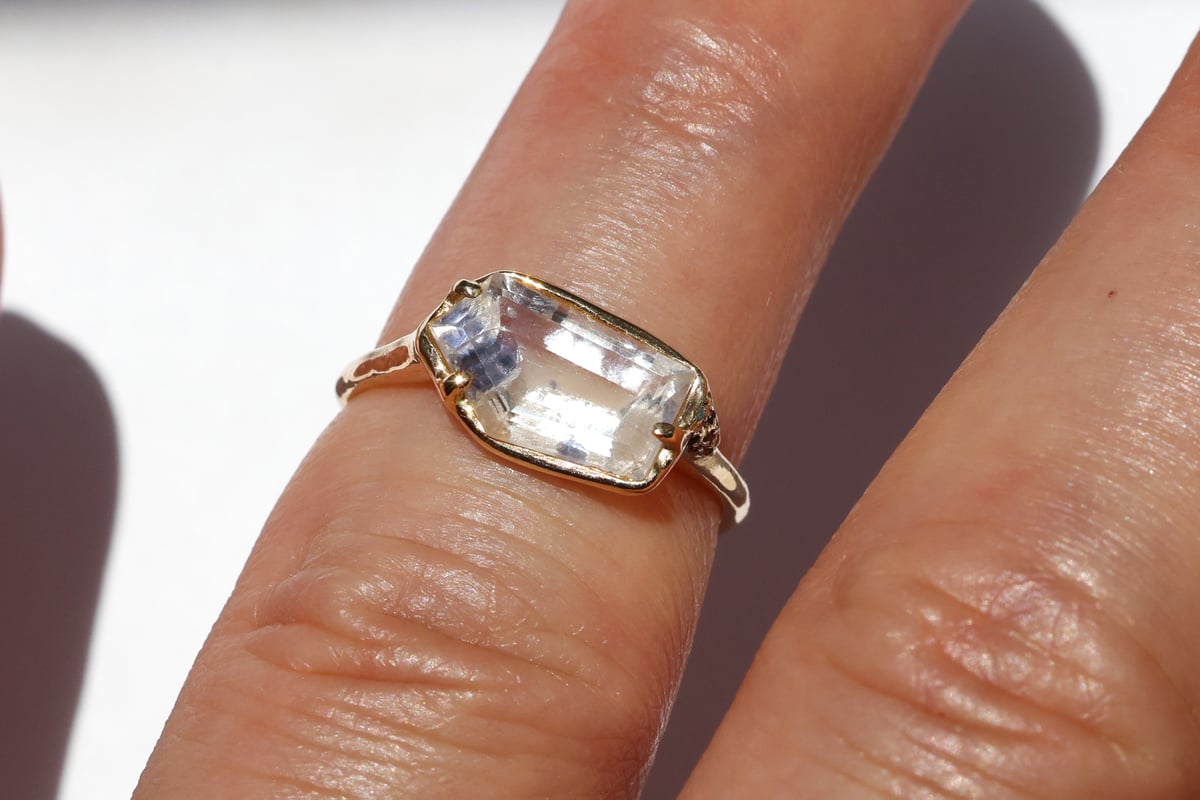 moss ring フローライトインクォーツ | Fillyjonk ONLINE STORE