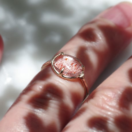 moss ring ヘマタイトインクォーツ