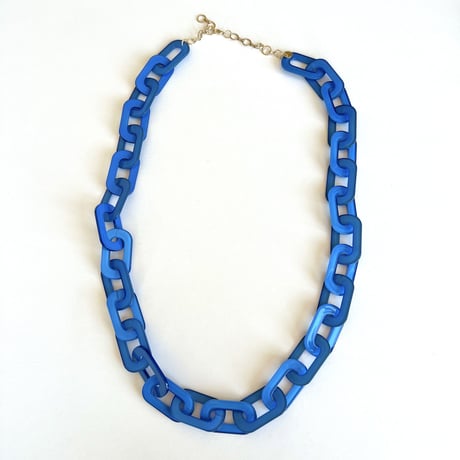 アクリルチェーン　ロングネックレス+ブレスレット＋ピアス　3点セット