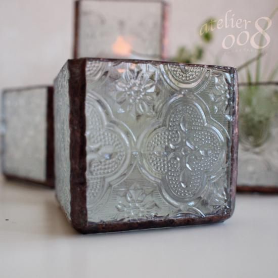 アンティーク調ステンドグラスキャンドルホルダー | Stainedglass