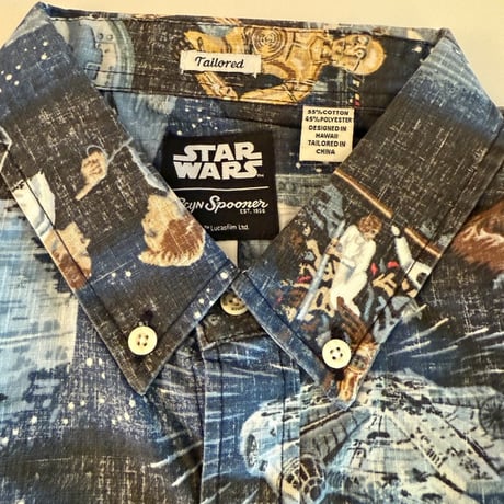 【新品】レインスプーナー　スターウォーズ　starwars 限定　Mサイズ　フルボタン　RS-383