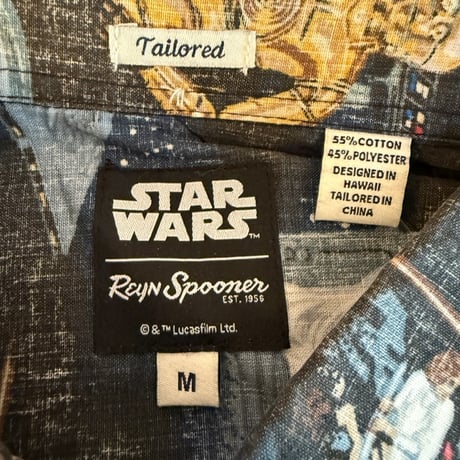 【新品】レインスプーナー　スターウォーズ　starwars 限定　Mサイズ　フルボタン　RS-383