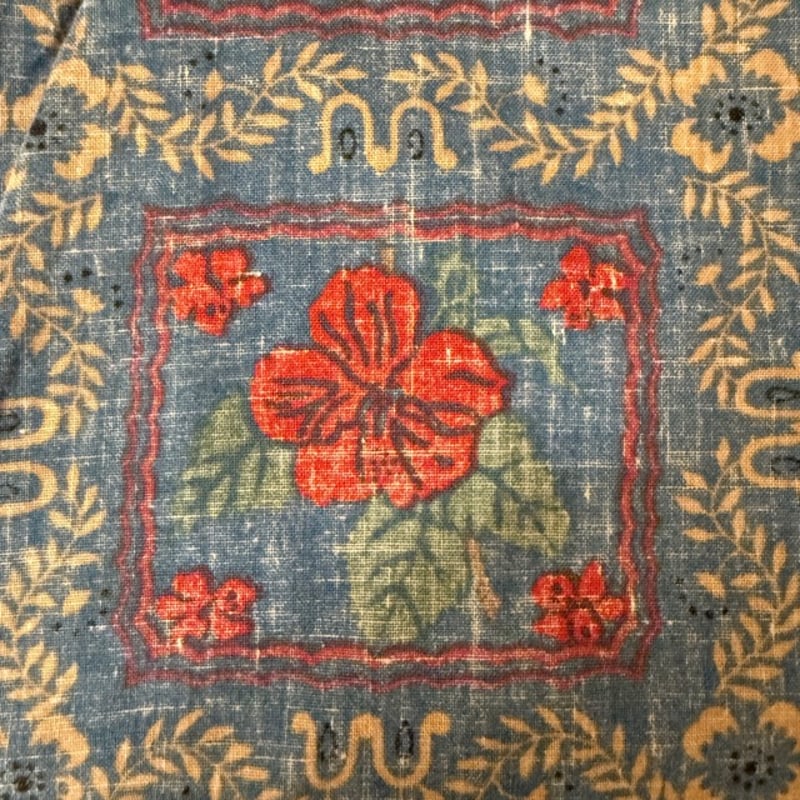 レインスプーナー 長袖アロハシャツ XLサイズ ラハイナセイラー柄(赤) ハワイ レインスプーナー 長袖アロハシャツ XLサイズ ラハイナセイラー柄(赤