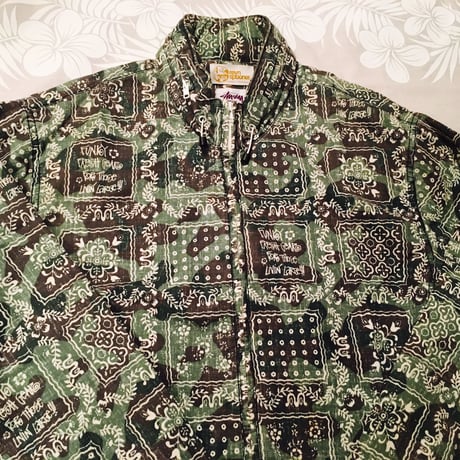 【中古】レインスプーナー x stussy コラボ ブルゾン RS-183