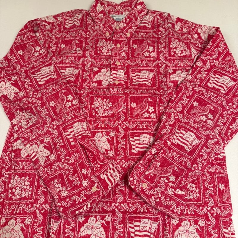 中古】レインスプーナー 長袖 ラハイナセーラー RS-398 | アロハシャツ