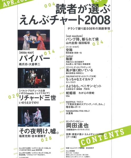 演劇ぶっく138号（2009年4月号）