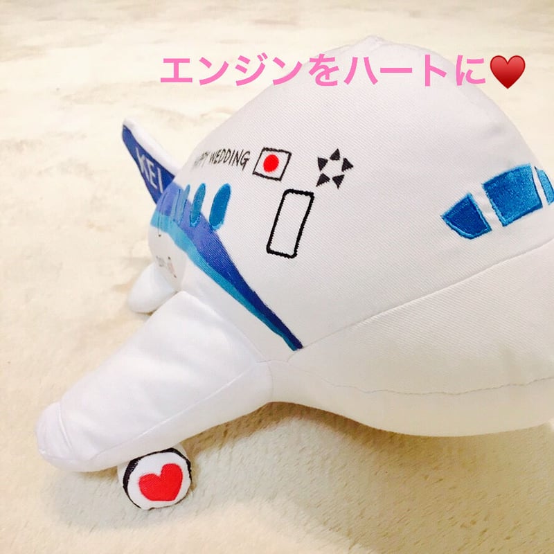 世界にひとつの特別塗装機✨ヒコーキ寄せ書きぬいぐるみセット