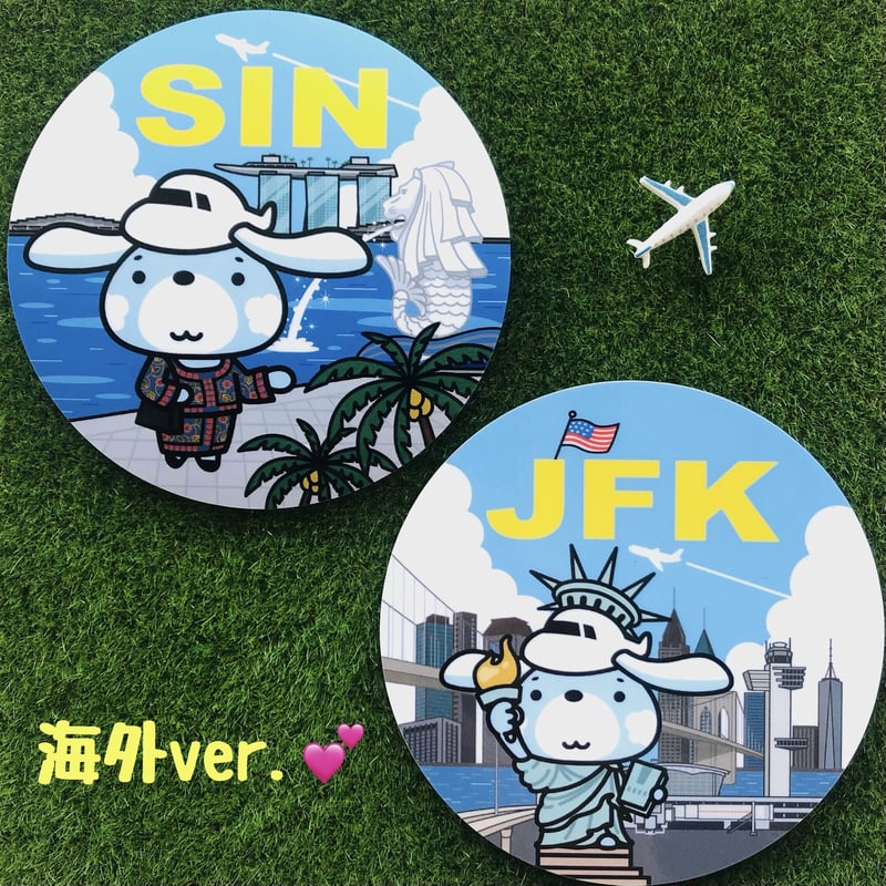 海外ver.が新登場❤️エアポートステッカー各種✈️✨ | Hikoki