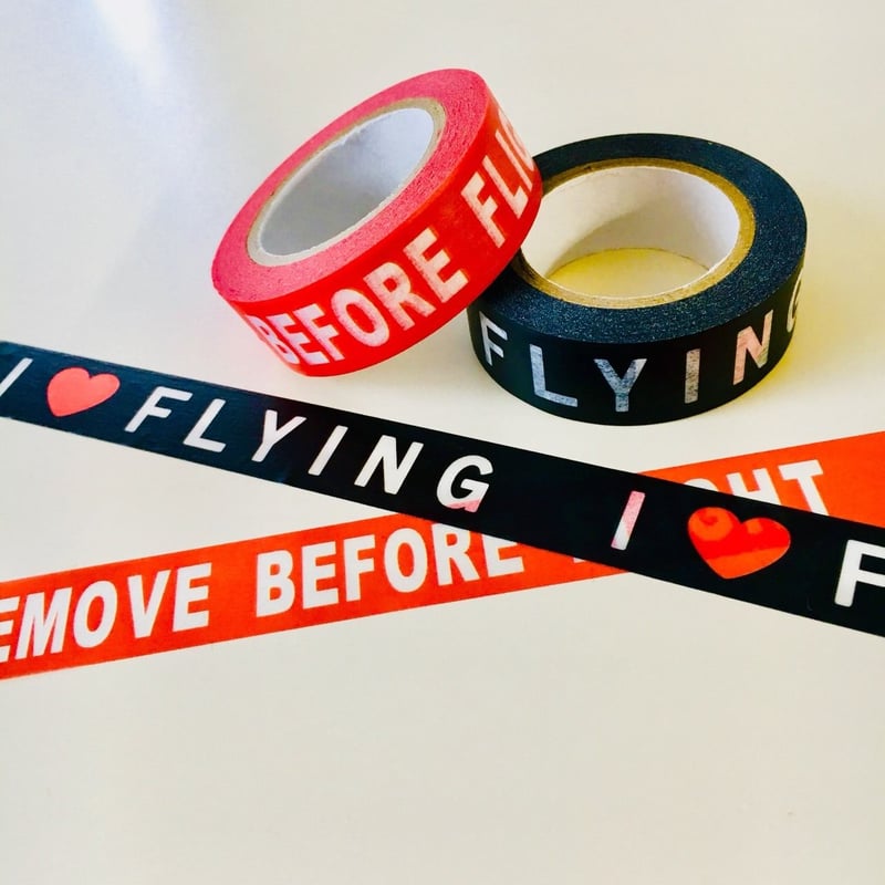 REMOVE BEFORE FLIGHT / I❤️FLYINGマスキングテープ各種 | Hi
