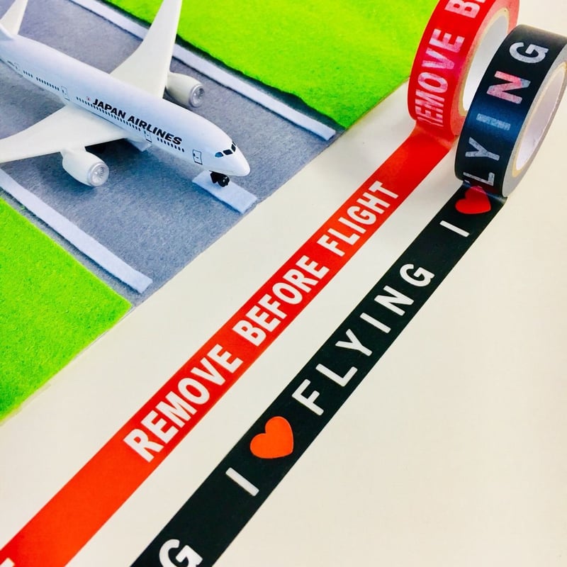 REMOVE BEFORE FLIGHT / I❤️FLYINGマスキングテープ各種 | Hi