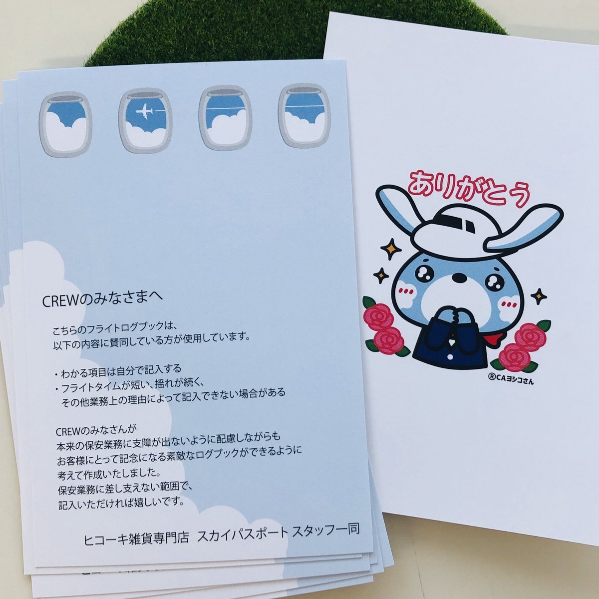 現役CAさんと一緒に作りました✨Humming Birdフライトログブック