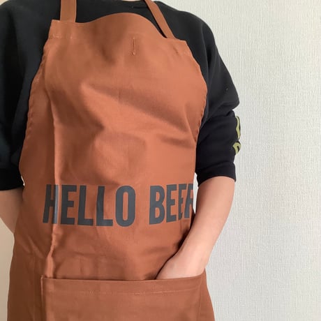 DRESSSEN  DRVBRN2 REVERSIBLE  APRON“HELLO BEER/ALL NIGHT LONG”(リバーシブルエプロン)