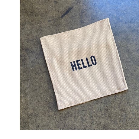 OCAB2 REVERSIBLE COASTER “HELLO/GOODBYE (LATTE COLOR)