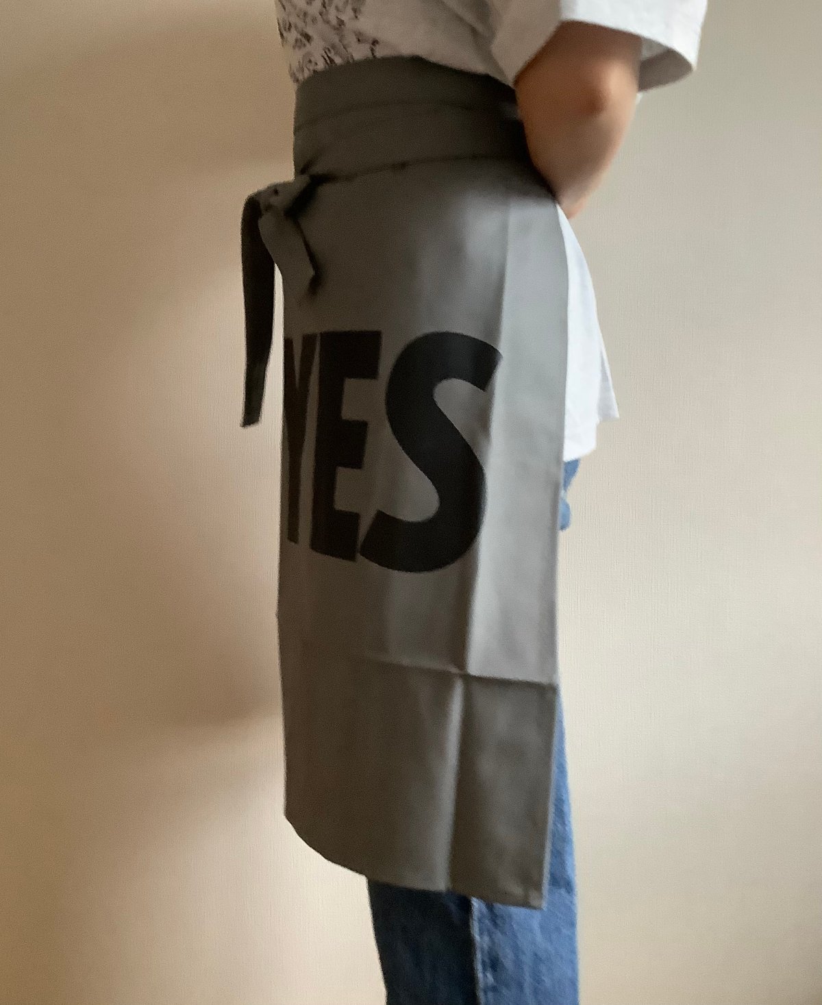 DRESSSEN LWLGR1 “YES” APRON (腰巻きエプロンです) | DRES