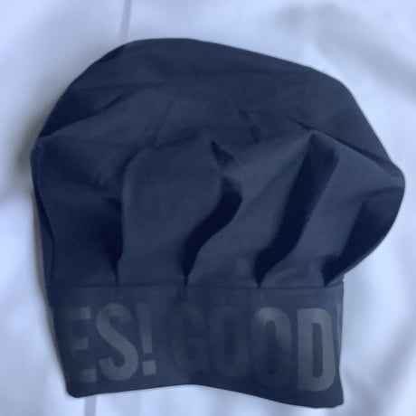 CCDN3 CHEF‘S  CAP “YES！GOOD  JOB！(ダークネイビーカラー)