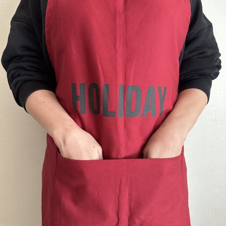 DRESSSEN  DRVBD5 REVERSIBLE  APRON“HOLIDAY/EATS ＆DRINKS ”リバーシブルエプロン)