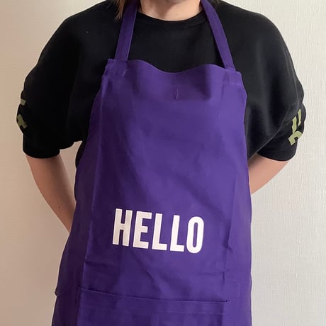 DRESSSEN  DRVPU3  REVERSIBLE  APRON“HELLO/GOODBYE ”
