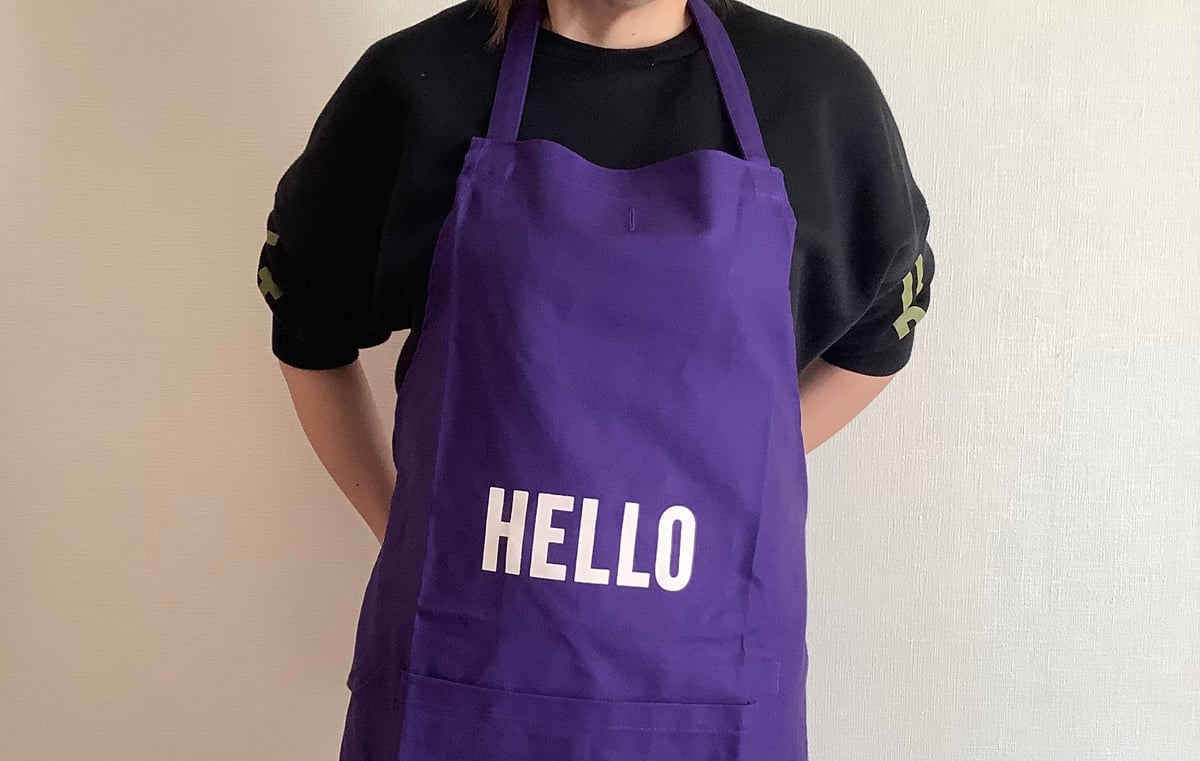 DRESSSEN HELLO/GOODBYE リバーシブルエプロン　レア fit=scale-down,w=1200