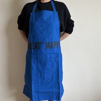 REVERSIBLE  APRON“MEAT”HAPPY/SEE  YOU AGAIN(リバーシブルエプロン)