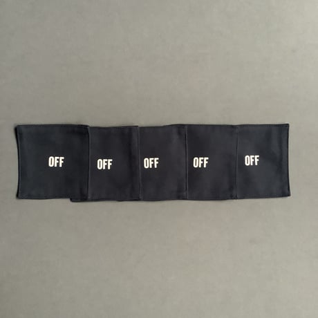 COAN2 REVERSIBLE COASTER “ON/OFF” (DARK NAVY COLOR)※５枚セットです。