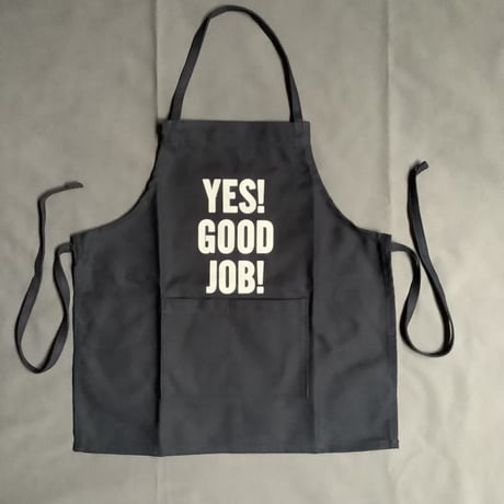 👶DRESSSEN BKDNY5 BABY KIDS APRON YES！ GOOD   JOB！(ベイビーキッズエプロンです。)  ※ダークネイビー