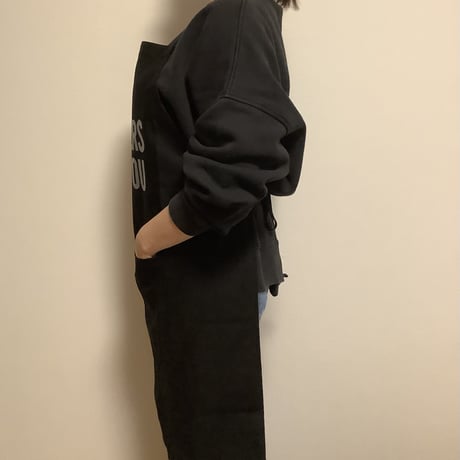 [🌟新発売] ADULT APRON  ”SKATE BOADS ARE MAGIC“ BLACK COLOR ※GREYロゴ