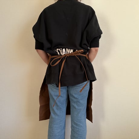 WPB2   DAY USE W POCKET  APRON   “YES！　GOOD   JOB！※正面に二つのポケット🔴一点のみ販売させていただきます。