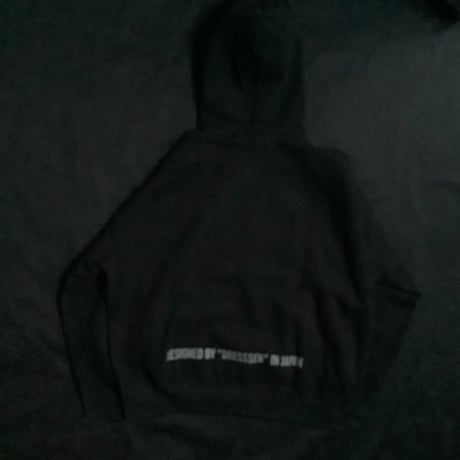 PK11 DRES“SPECIAL”SSEN   HOODED SWEAT  SHIRTS  イｴス！グッドジョブ！ (BLACK  COLOR) ※グレーロゴ